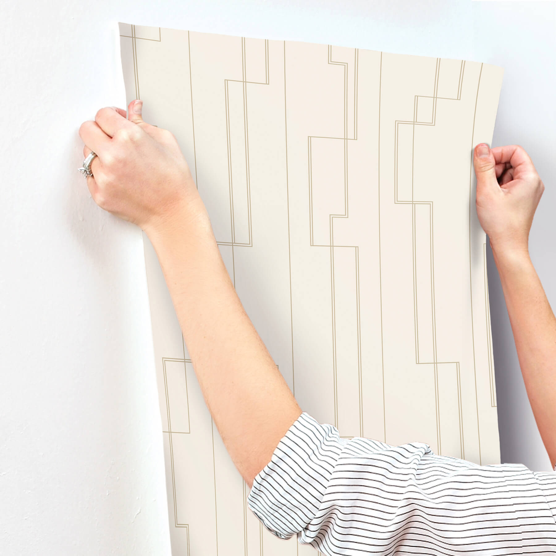 anson-ivory-deco-detailing-wallpaper-york-wallcoverings-4198-27810 - York Wallcoverings Wallpaper
