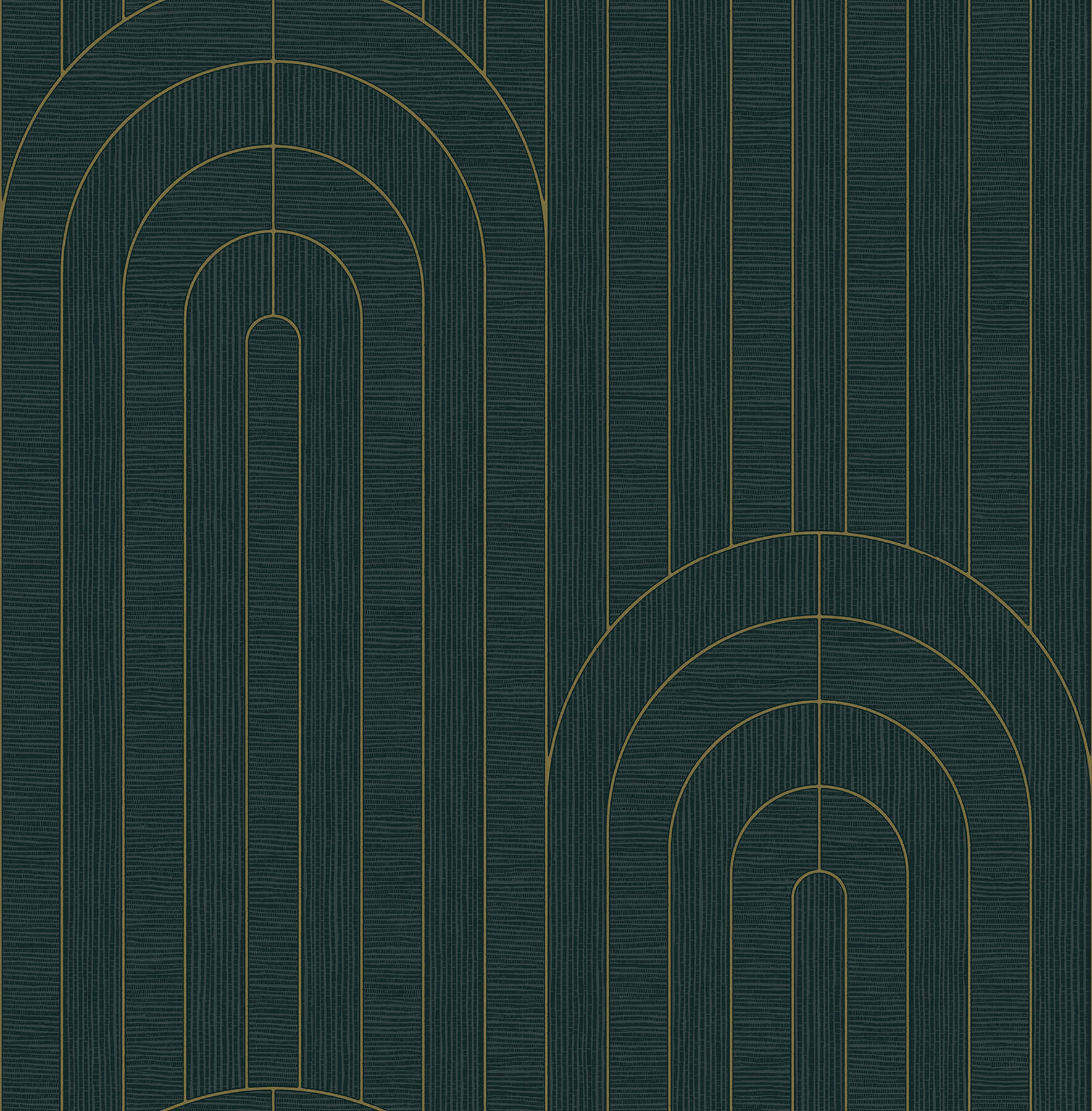 Declan Teal Textured Arches Wallpaper - York Wallcoverings - 4198-27824