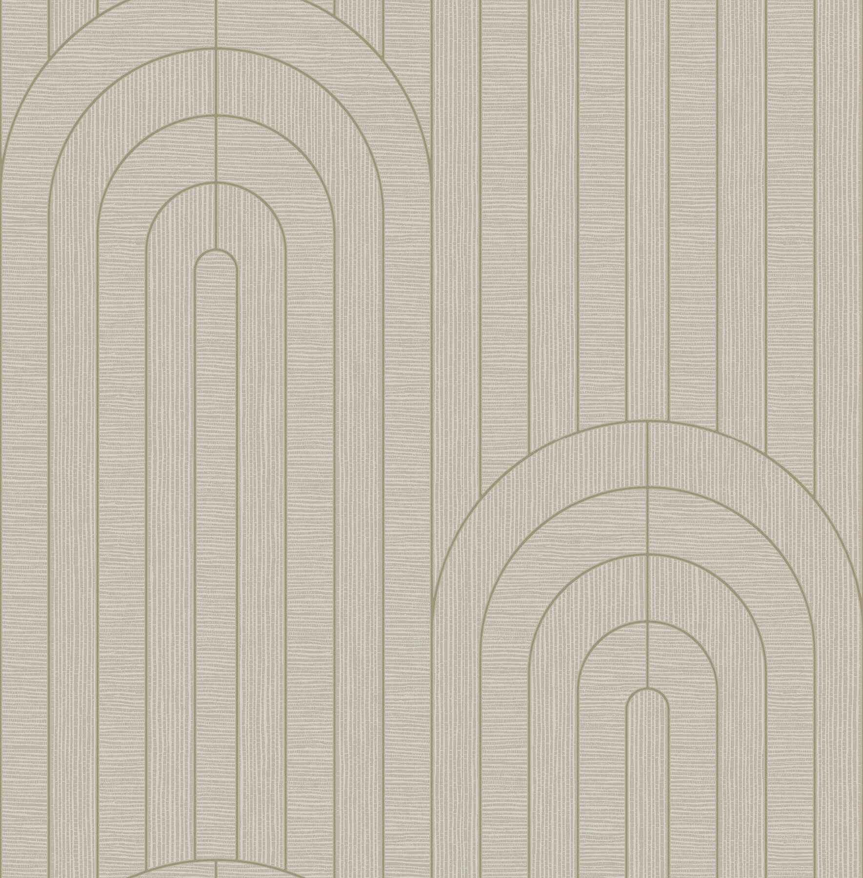 Declan Neutral Textured Arches Wallpaper - York Wallcoverings - 4198-27826