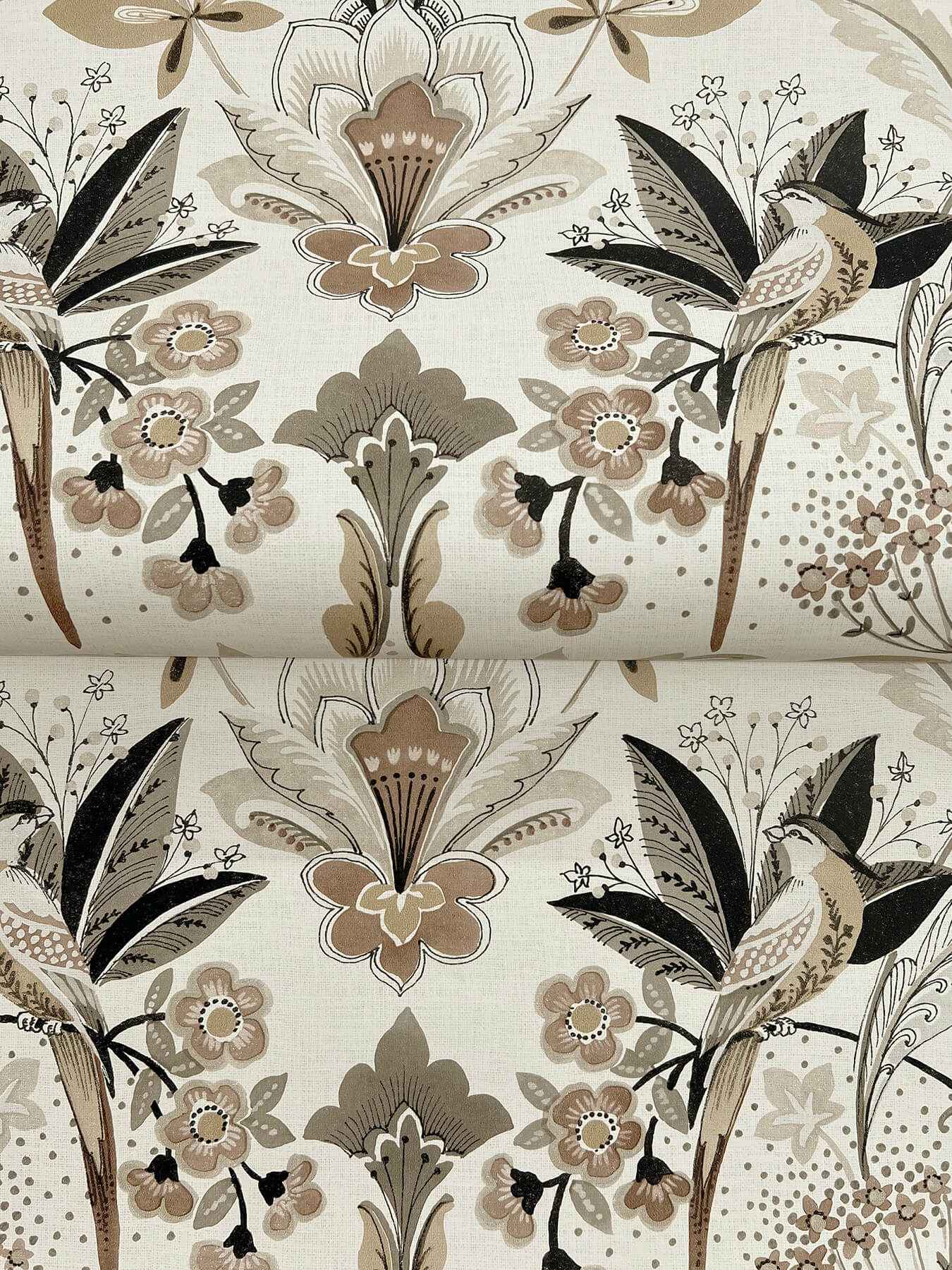 Bernadette Black Garden Wilderness Wallpaper - York Wallcoverings - 4198-27834 - York Wallcoverings Wallpaper