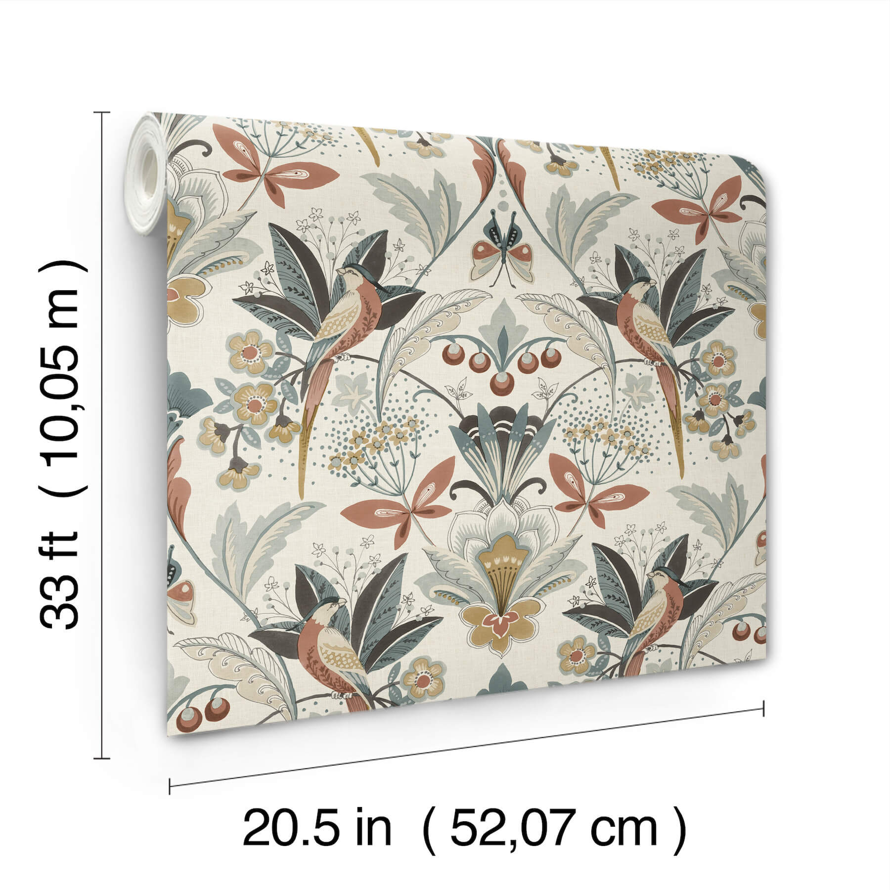 bernadette-rose-garden-wilderness-wallpaper-york-wallcoverings-4198-27837 - York Wallcoverings Wallpaper