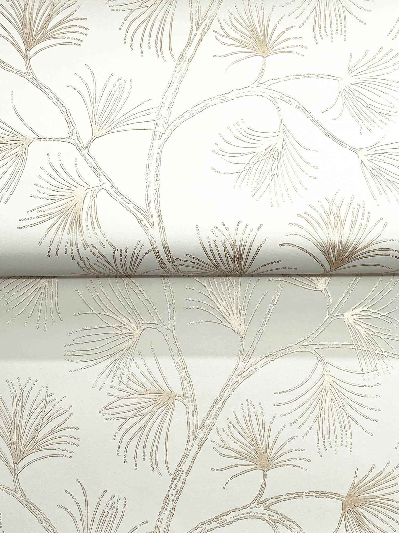 Kismine Gold Botanical Trail Wallpaper - York Wallcoverings - 4198-83482 - York Wallcoverings Wallpaper