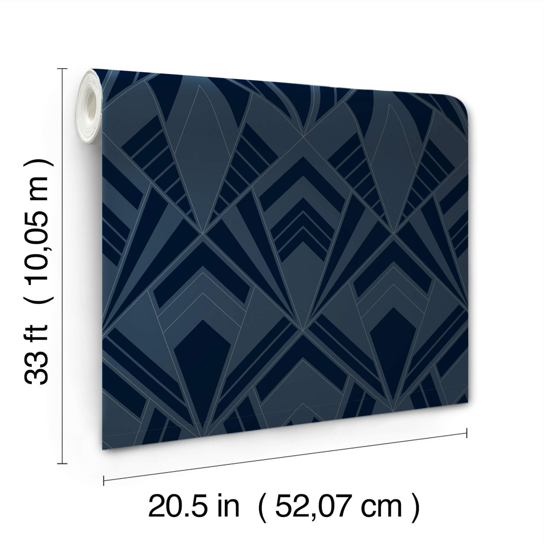 allenby-indigo-flocked-wallpaper-york-wallcoverings-4198-87402 - York Wallcoverings Wallpaper