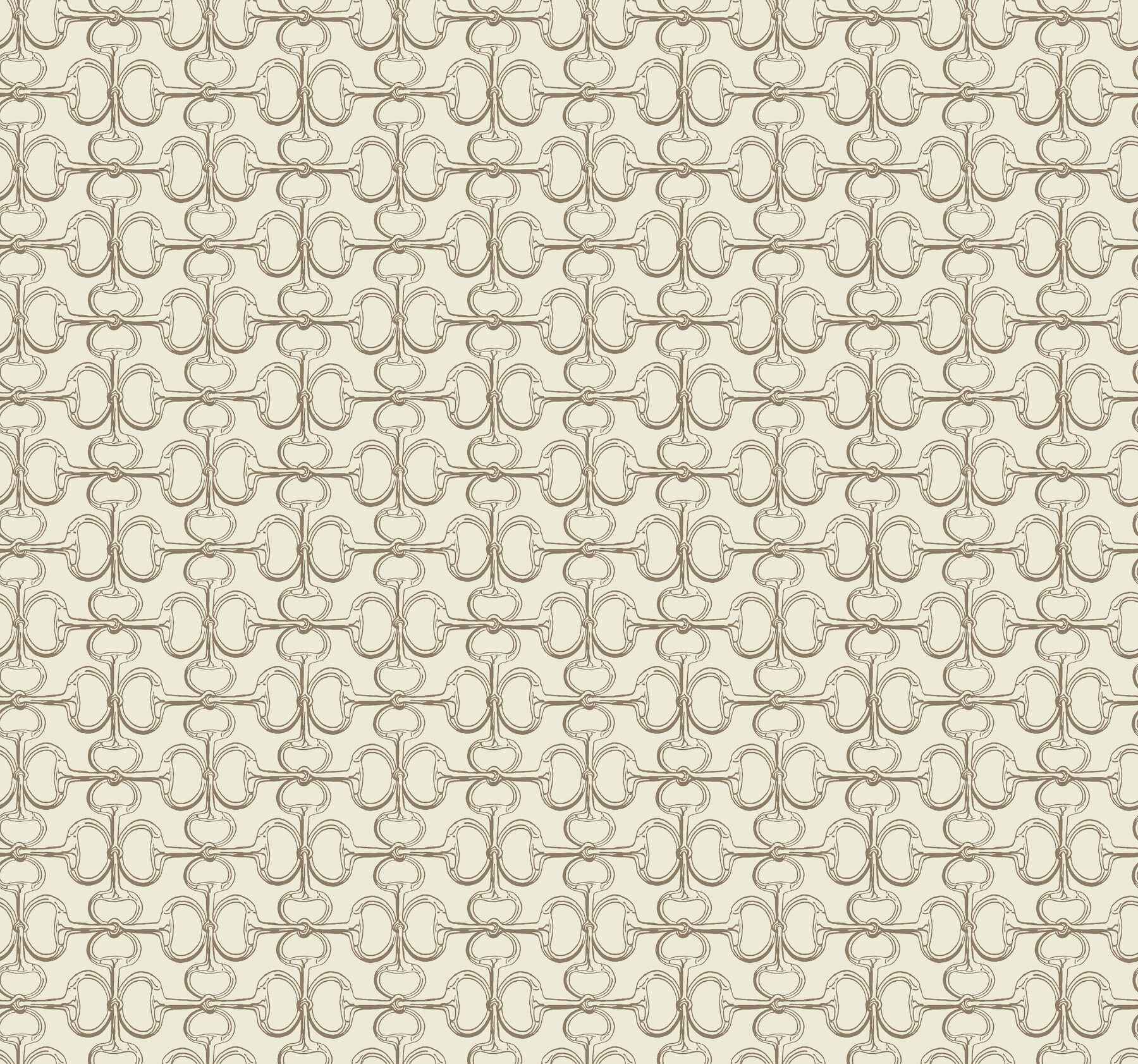 Polo Beige Horse Bits Wallpaper - York Wallcoverings - 4211-83508
