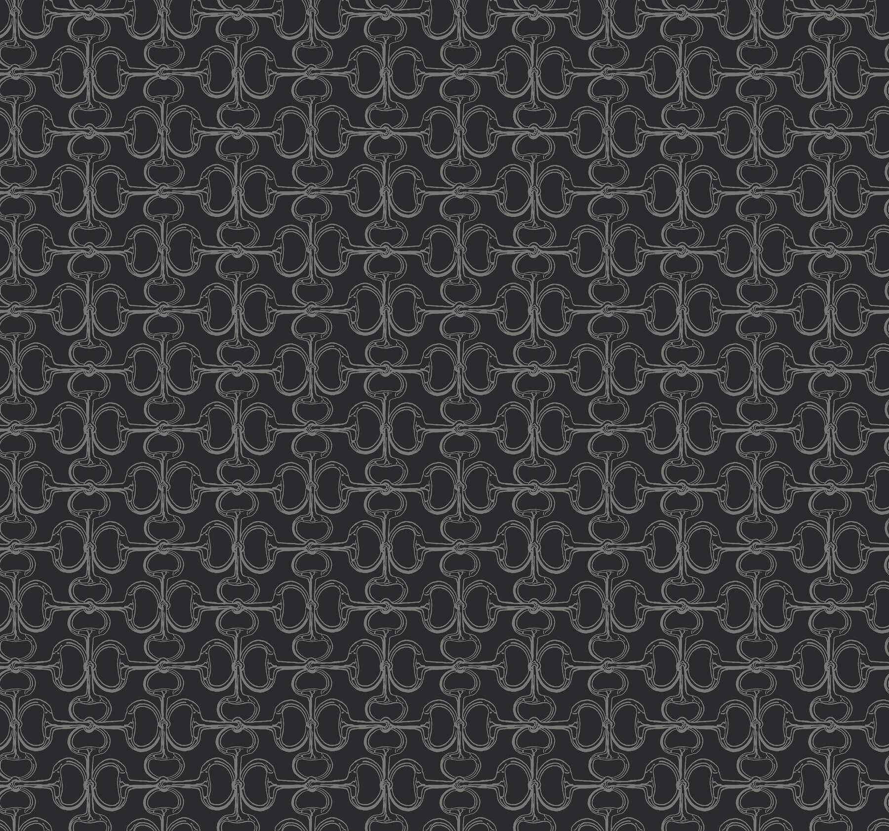 Polo Black Horse Bits Wallpaper - York Wallcoverings - 4211-83510 - York Wallcoverings Wallpaper