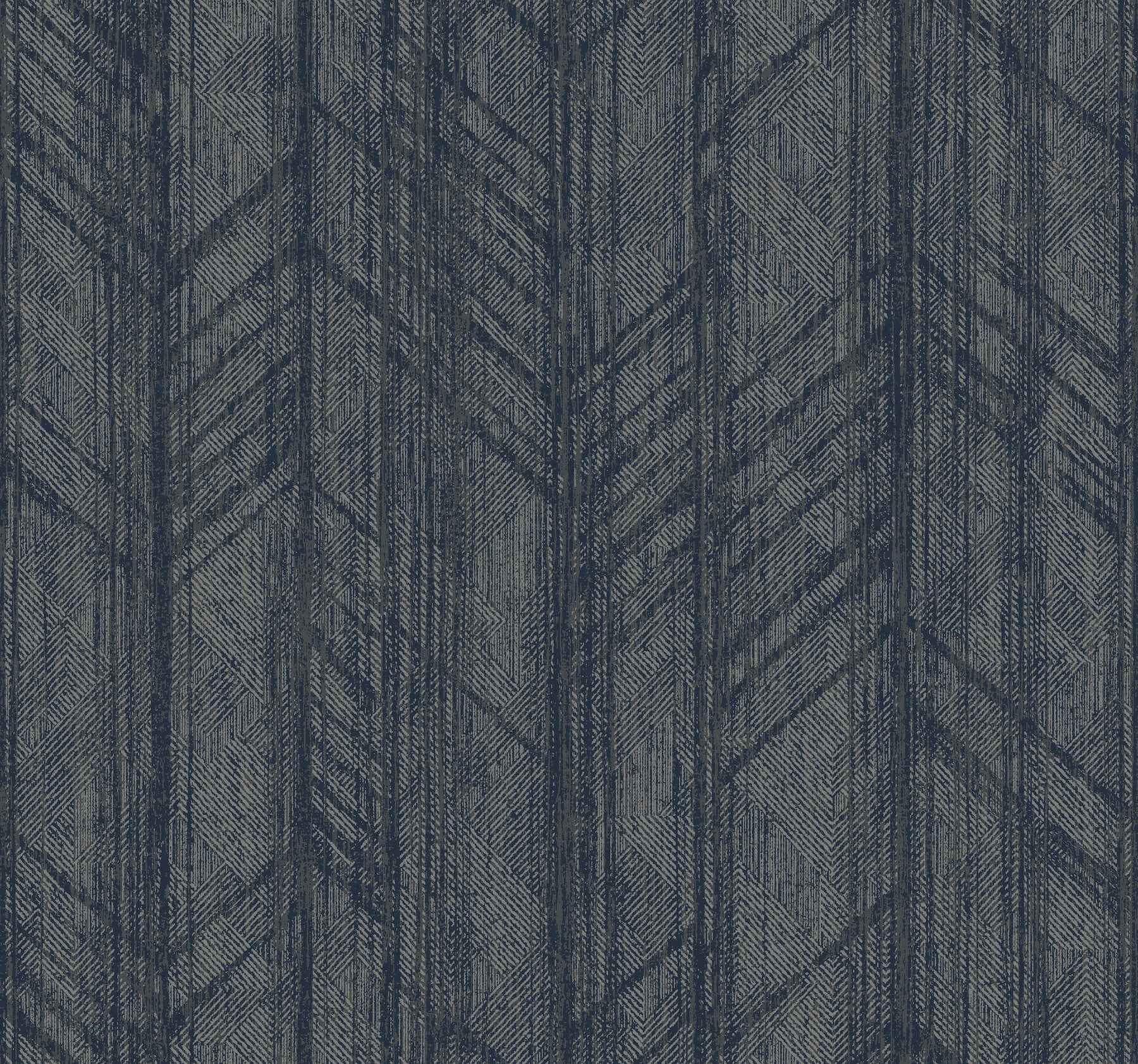 Winthrop Navy Geometric Wallpaper - York Wallcoverings - 4211-83523 - York Wallcoverings Wallpaper