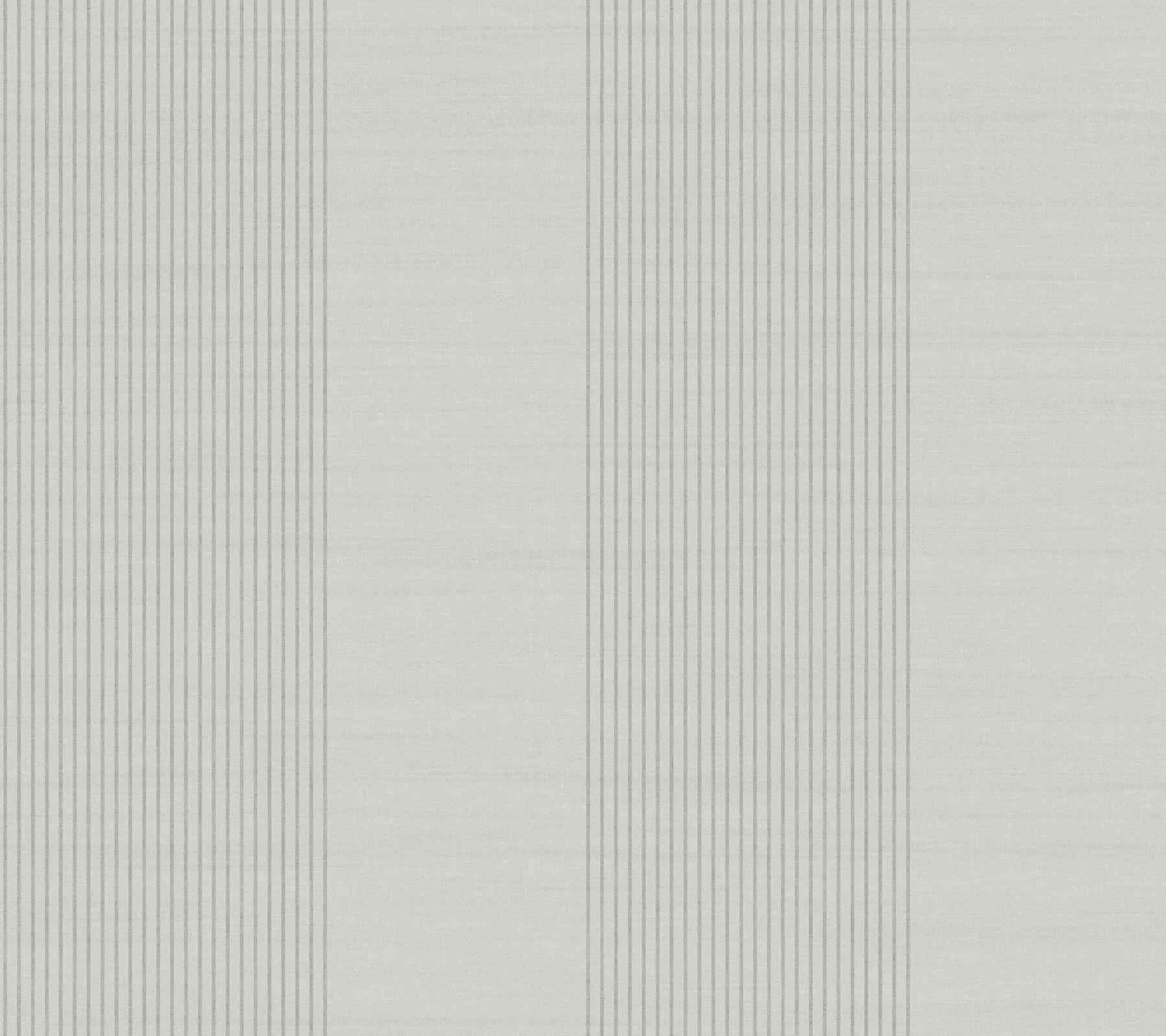 Archer Stripe Grey Faux Linen Wallpaper - York Wallcoverings - 4211-83527 - York Wallcoverings Wallpaper