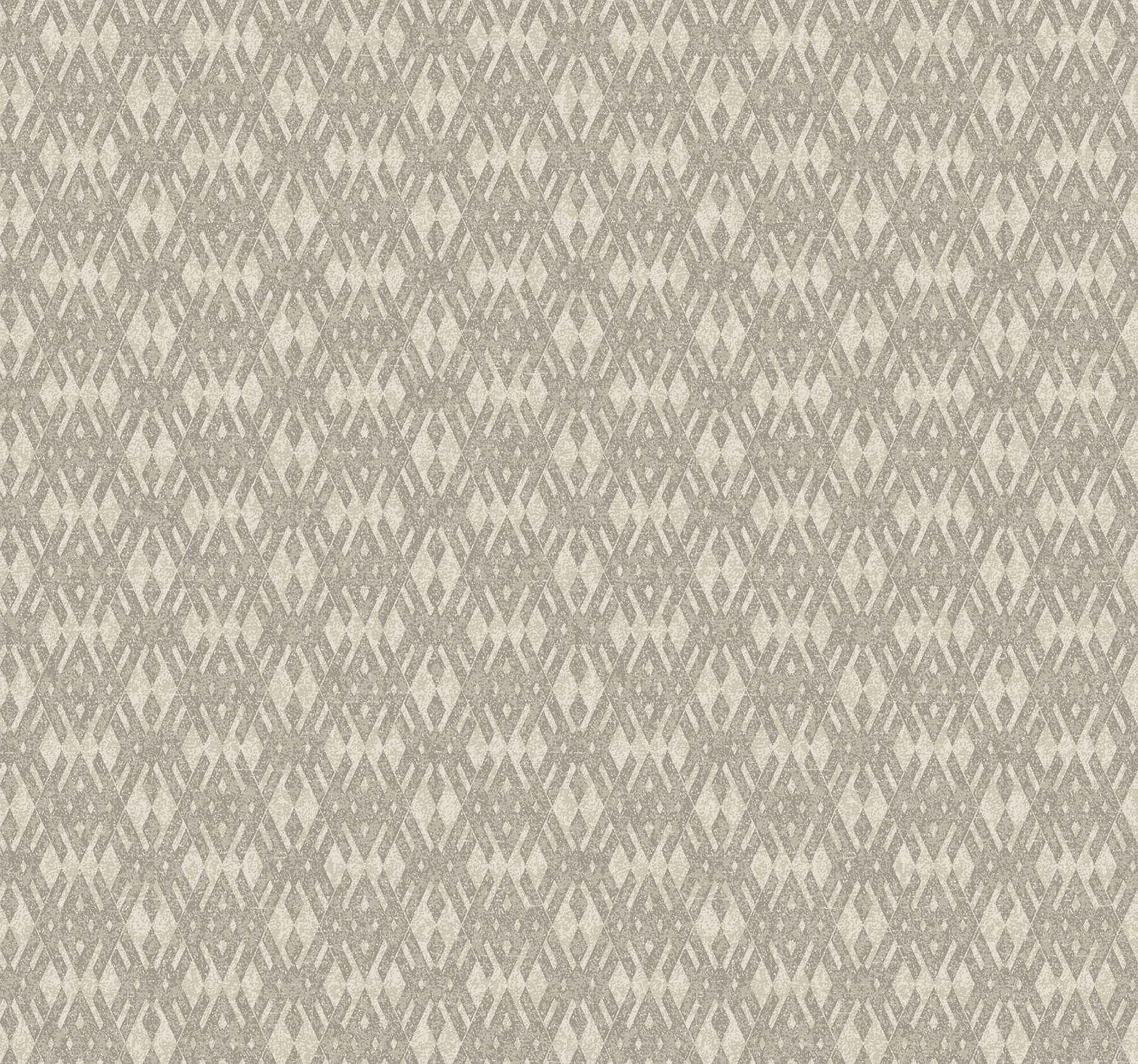 Radcliffe Taupe Diamond Motif Wallpaper - York Wallcoverings - 4211-83547 - York Wallcoverings Wallpaper