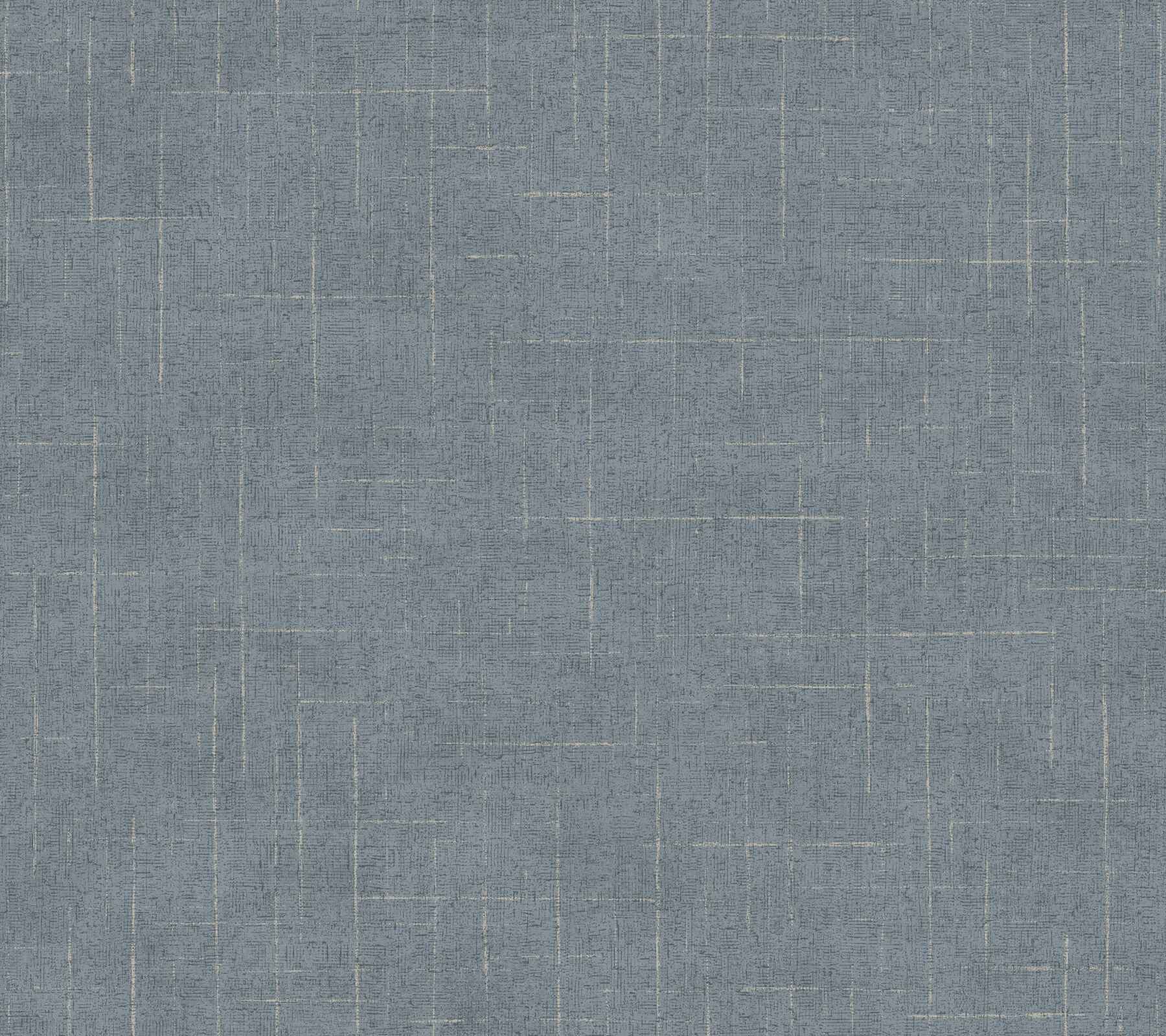 Saratoga Blue Faux Linen Wallpaper - York Wallcoverings - 4211-83548 - York Wallcoverings Wallpaper