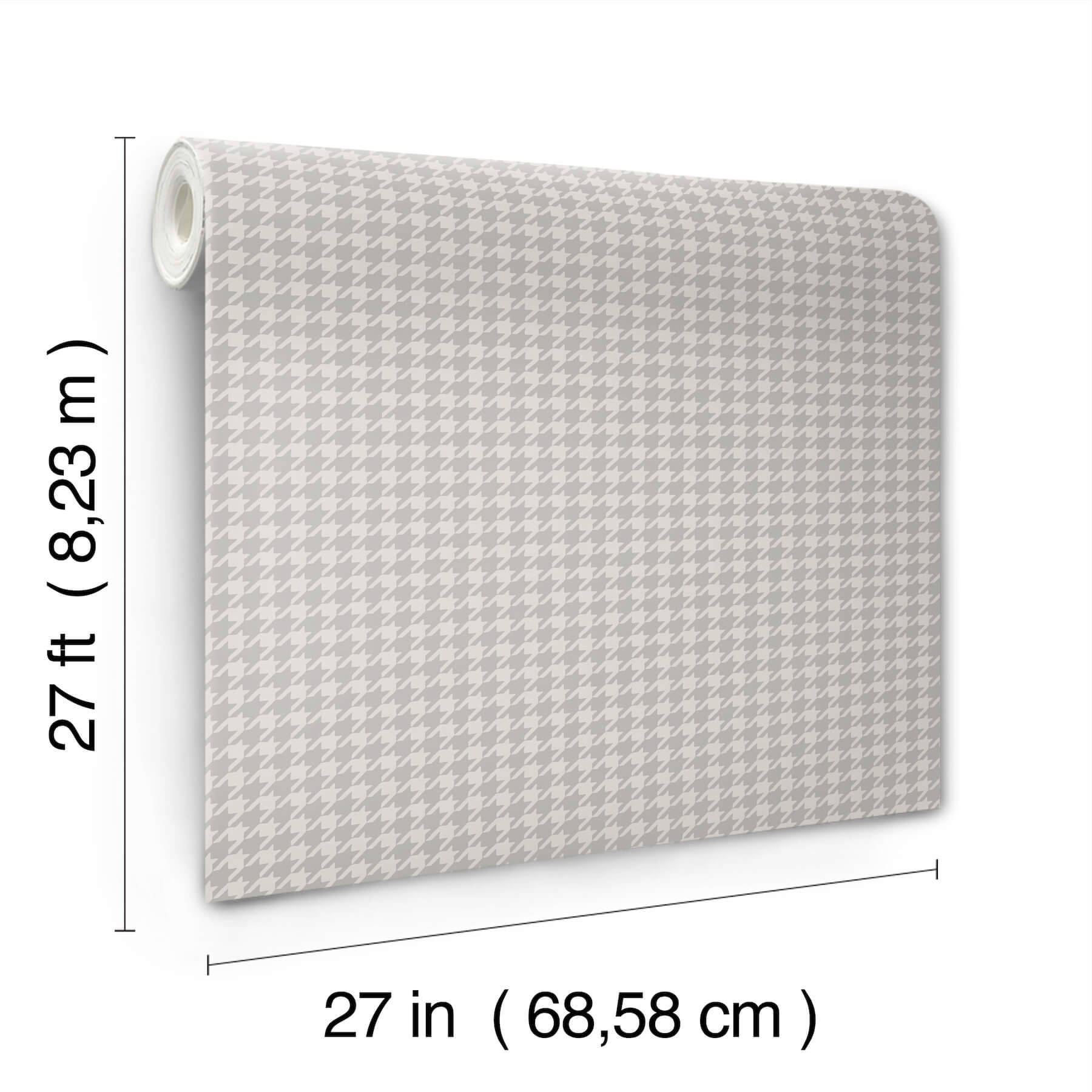 watson-dark-grey-houndstooth-wallpaper-york-wallcoverings-4211-83558 - York Wallcoverings Wallpaper