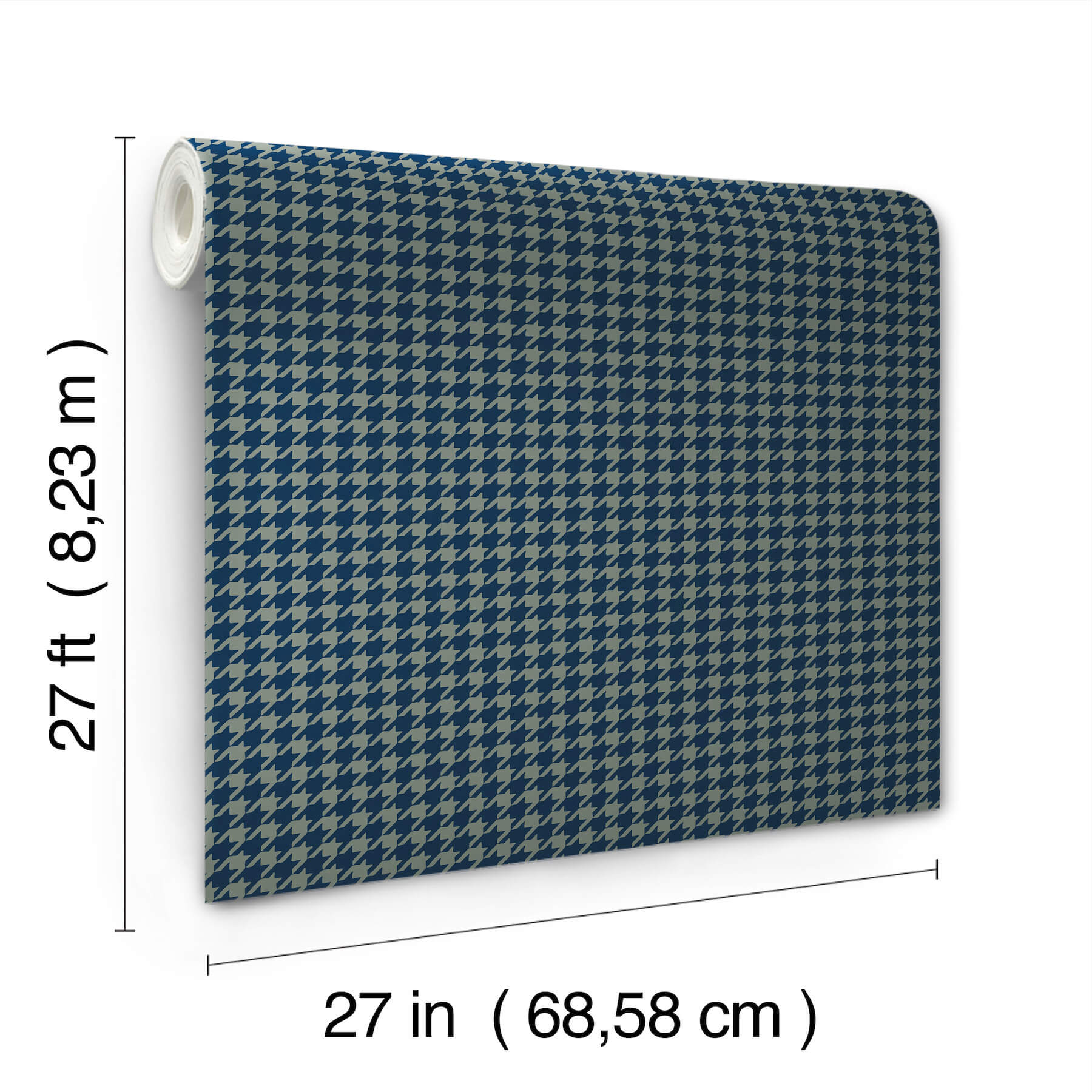 watson-sea-green-houndstooth-wallpaper-york-wallcoverings-4211-83559 - York Wallcoverings Wallpaper