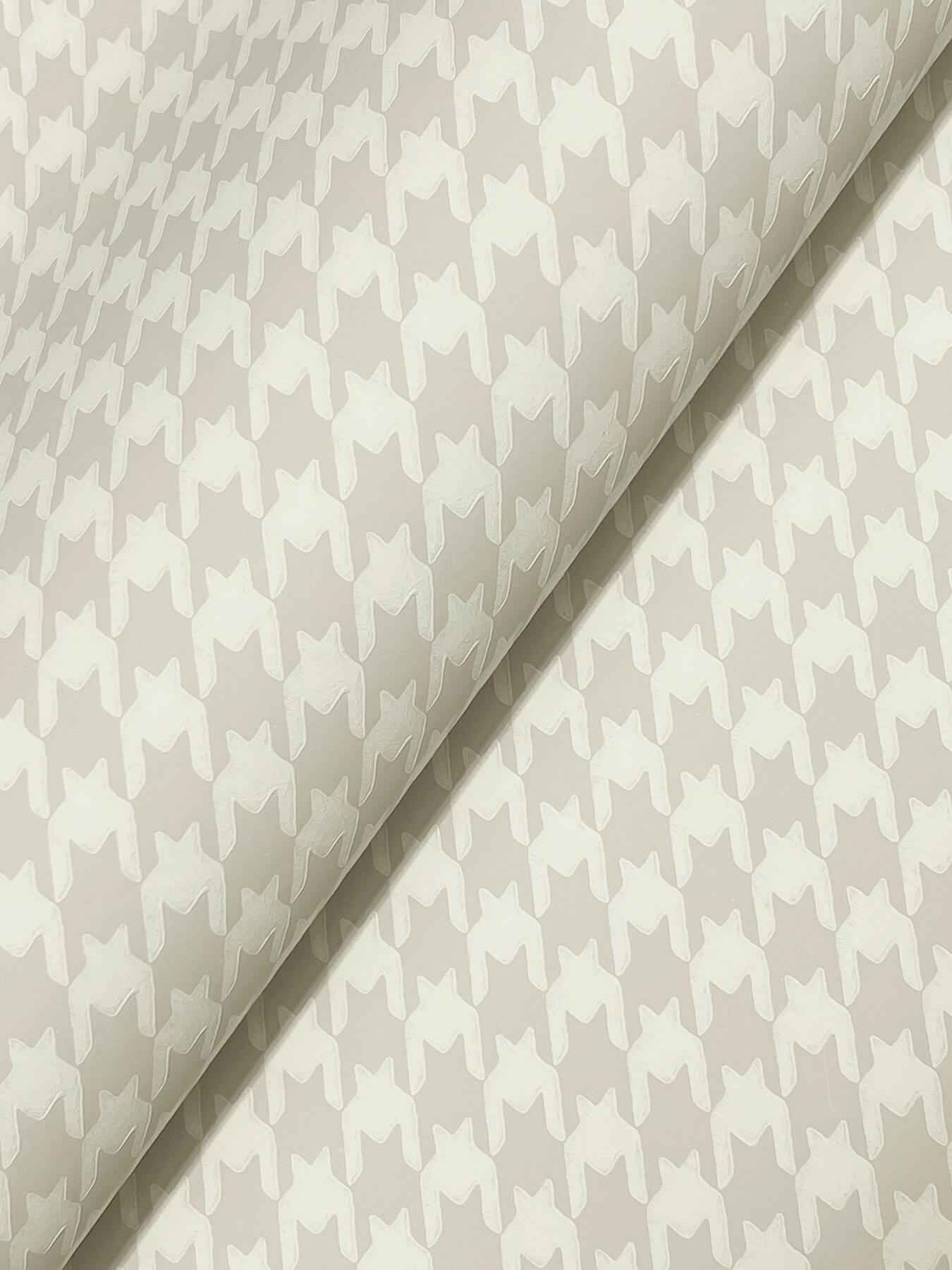Watson Light Grey Houndstooth Wallpaper - York Wallcoverings - 4211-83562 - York Wallcoverings Wallpaper