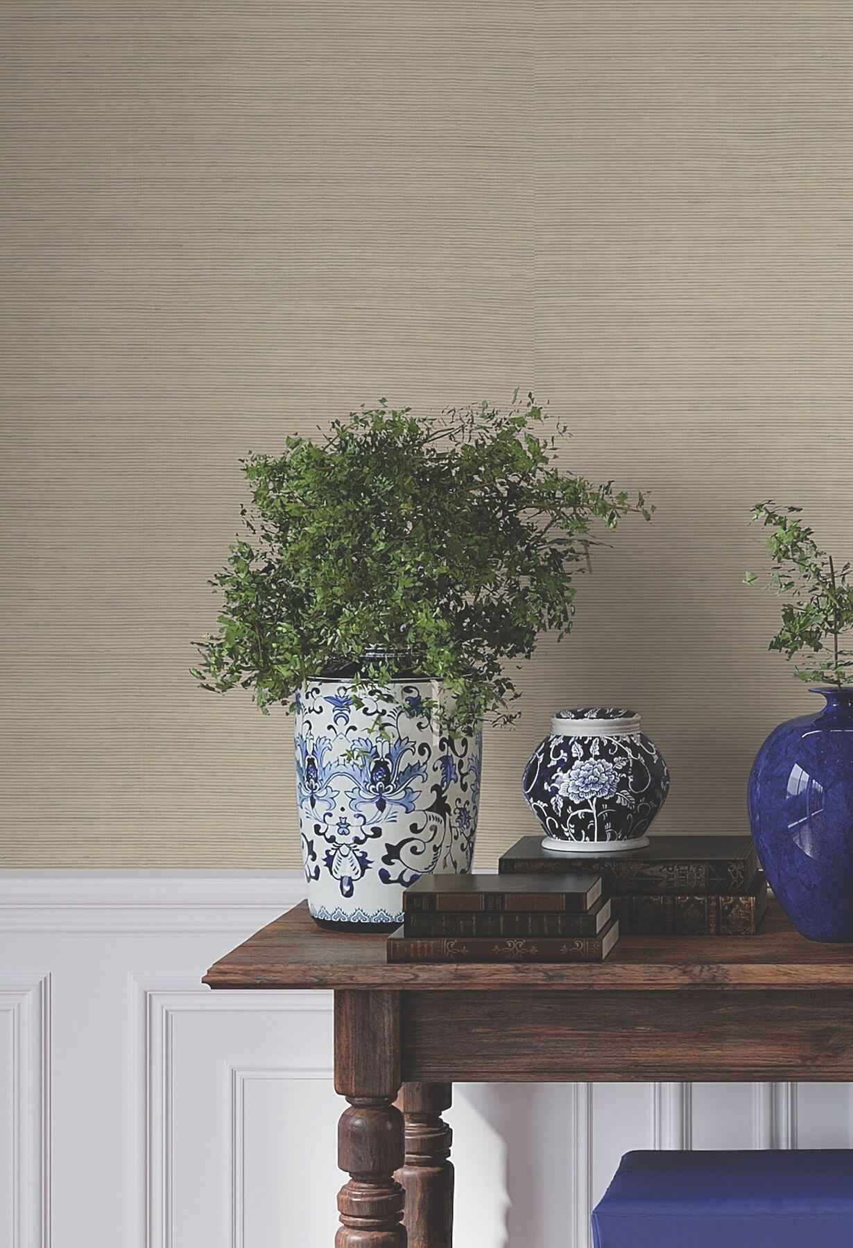 Warwick Beige Loomed Wallpaper - York Wallcoverings - 4211-83572 - York Wallcoverings Wallpaper