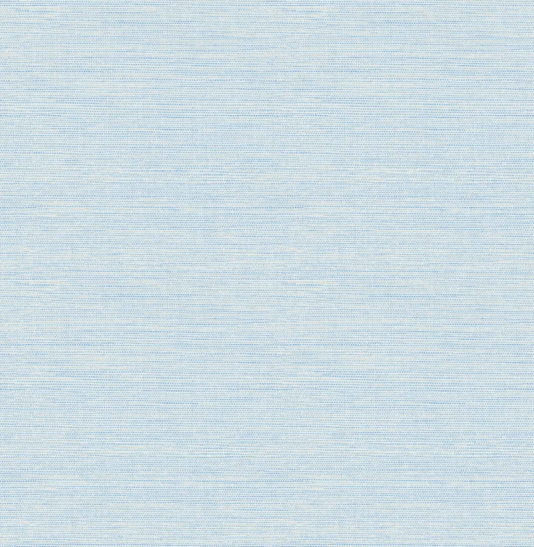 Agave Blue Faux Grasscloth Wallpaper - York Wallcoverings - 4197-24283