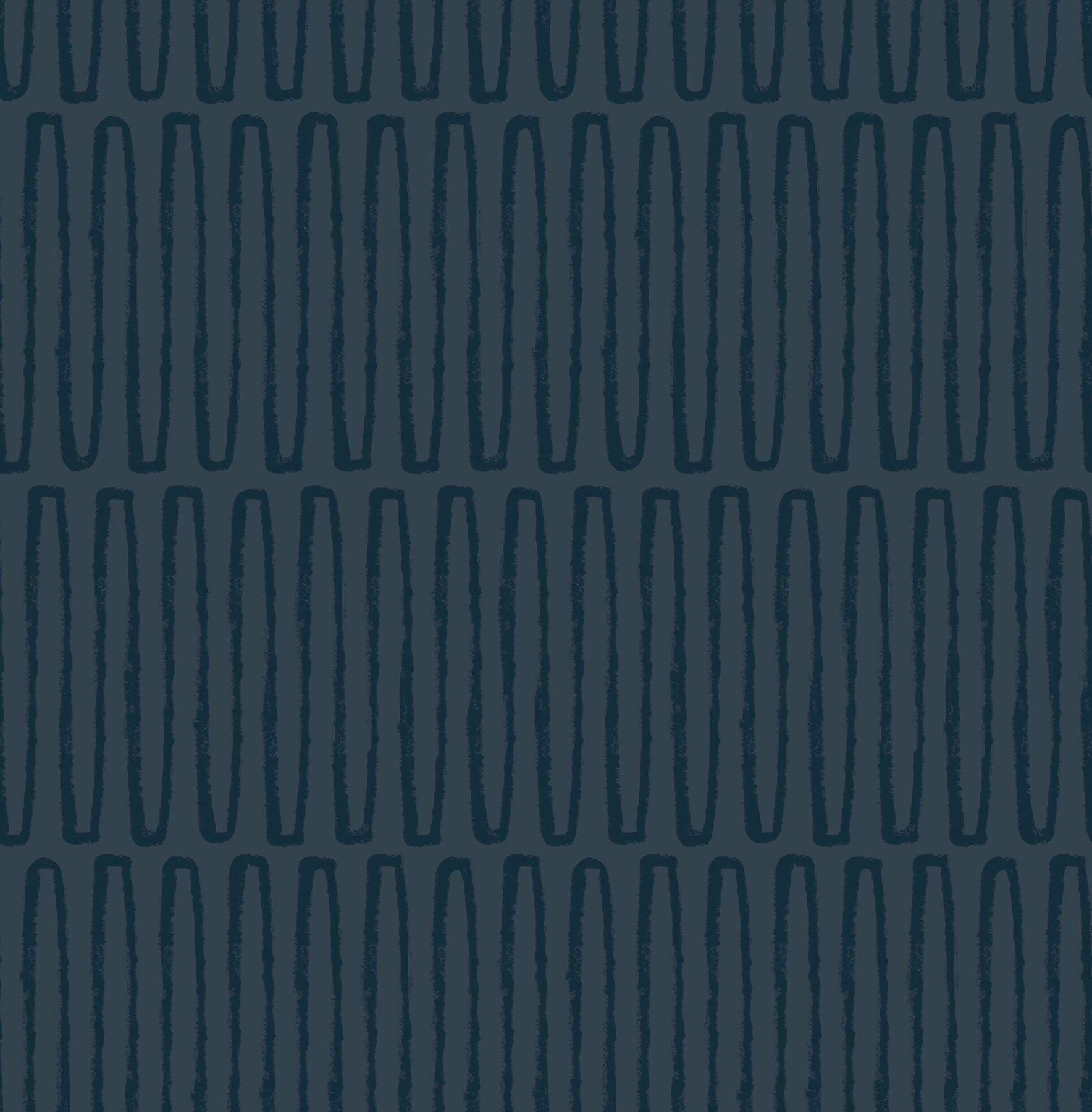 Lars Navy Retro Wave Wallpaper - York Wallcoverings - 4197-26502 - York Wallcoverings Wallpaper