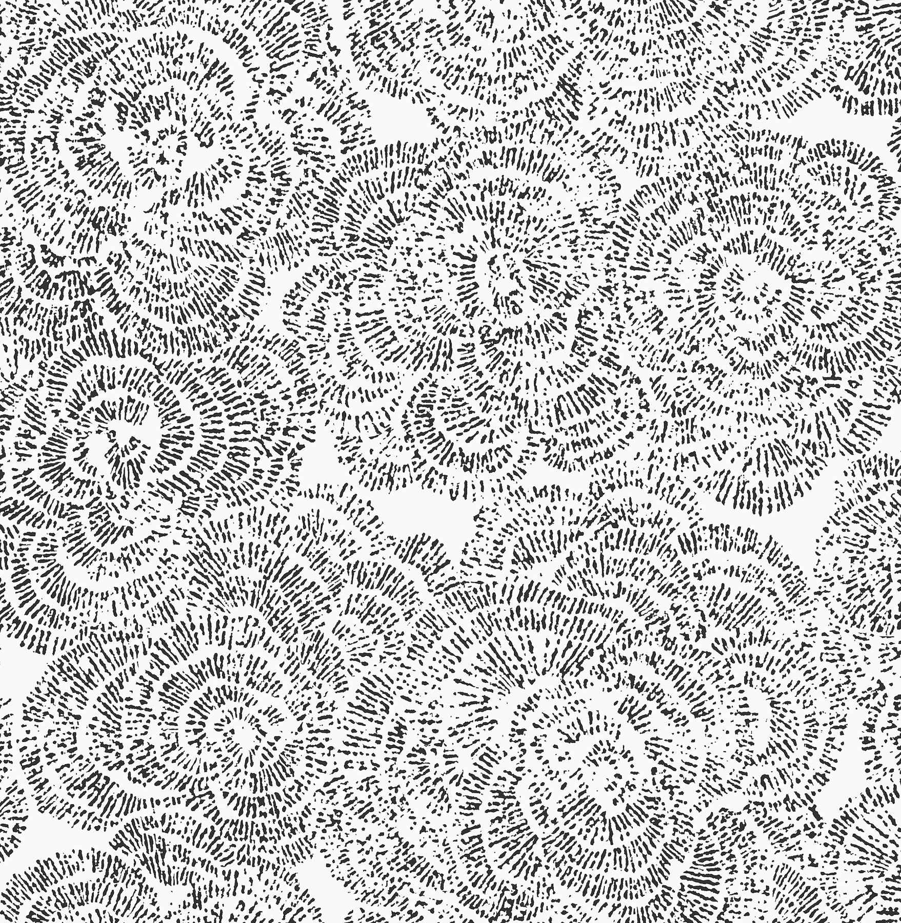 Ambroise Black Abstract Floral Wallpaper - York Wallcoverings - 4197-27854