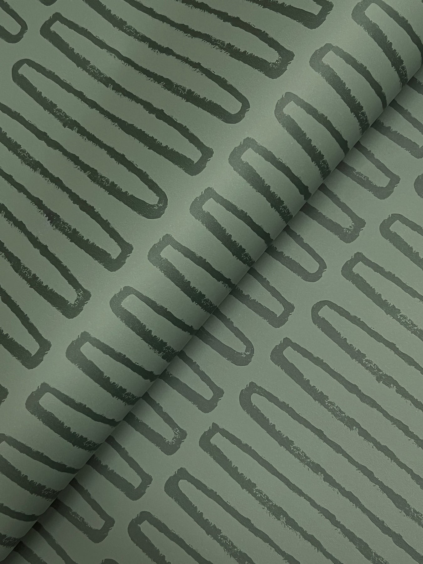 Lars Green Retro Wave Wallpaper - York Wallcoverings - 4197-27869 - York Wallcoverings Wallpaper