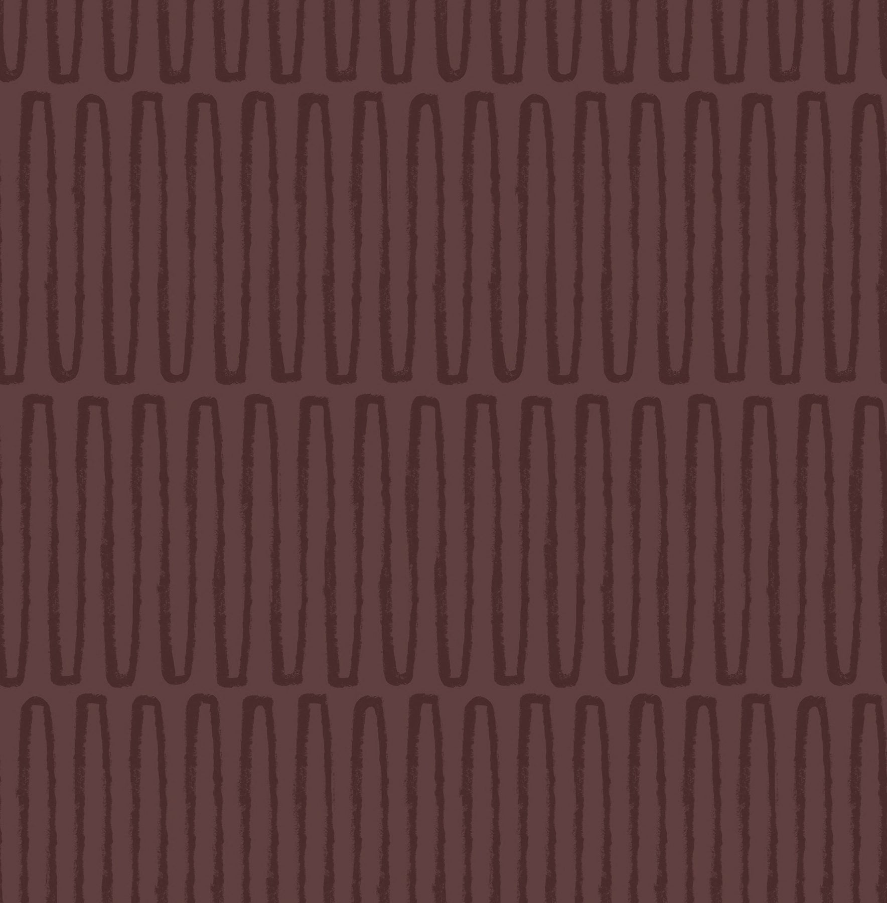 Lars Merlot Retro Wave Wallpaper - York Wallcoverings - 4197-27870 - York Wallcoverings Wallpaper