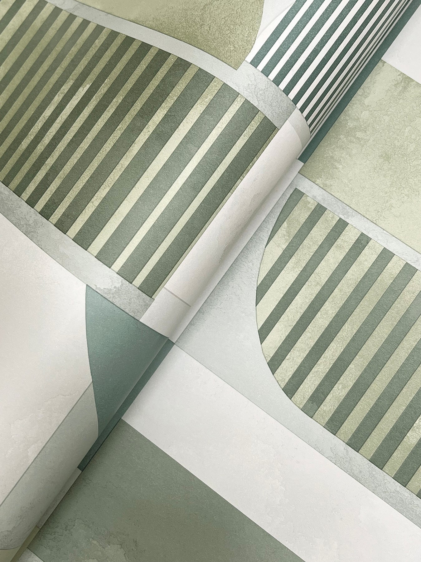 Otto Green Abstract Geometric Wallpaper - York Wallcoverings - 4197-27881 - York Wallcoverings Wallpaper