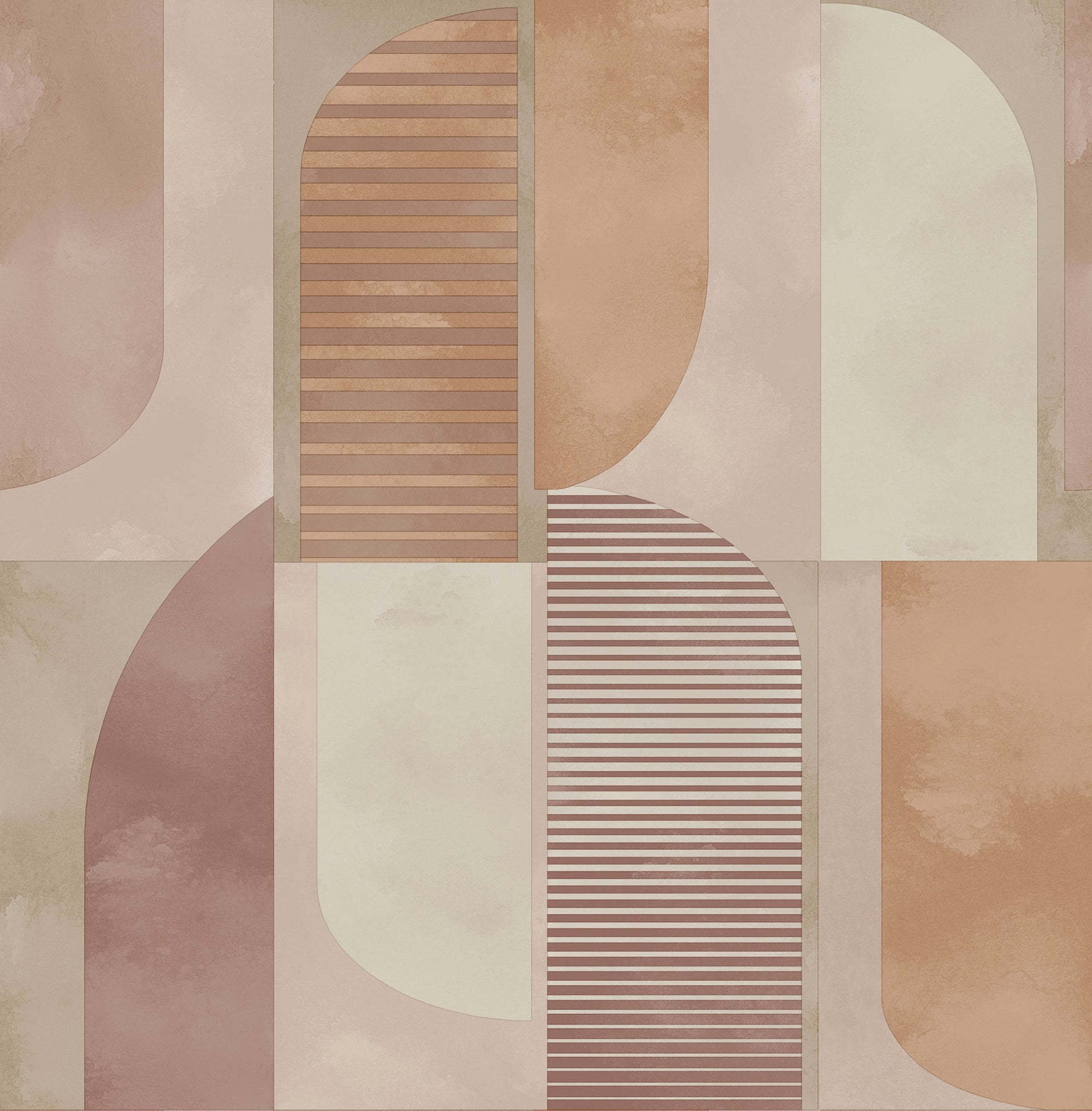 Otto Raspberry Abstract Geometric Wallpaper - York Wallcoverings - 4197-27882 - York Wallcoverings Wallpaper