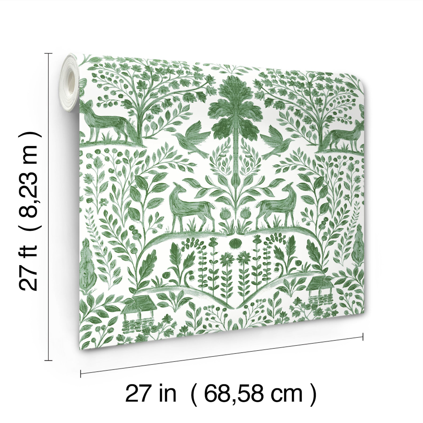 anoki-green-scenic-woodlands-wallpaper-york-wallcoverings-4197-83755 - York Wallcoverings Wallpaper