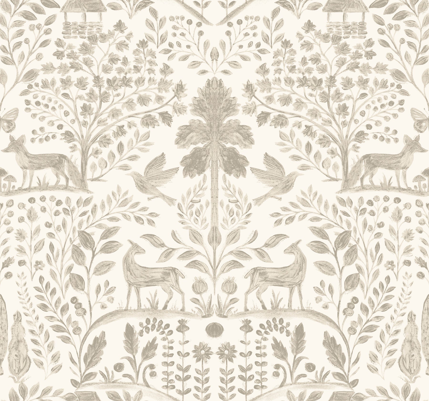 Anoki Beige Scenic Woodlands Wallpaper - York Wallcoverings - 4197-83757 - York Wallcoverings Wallpaper