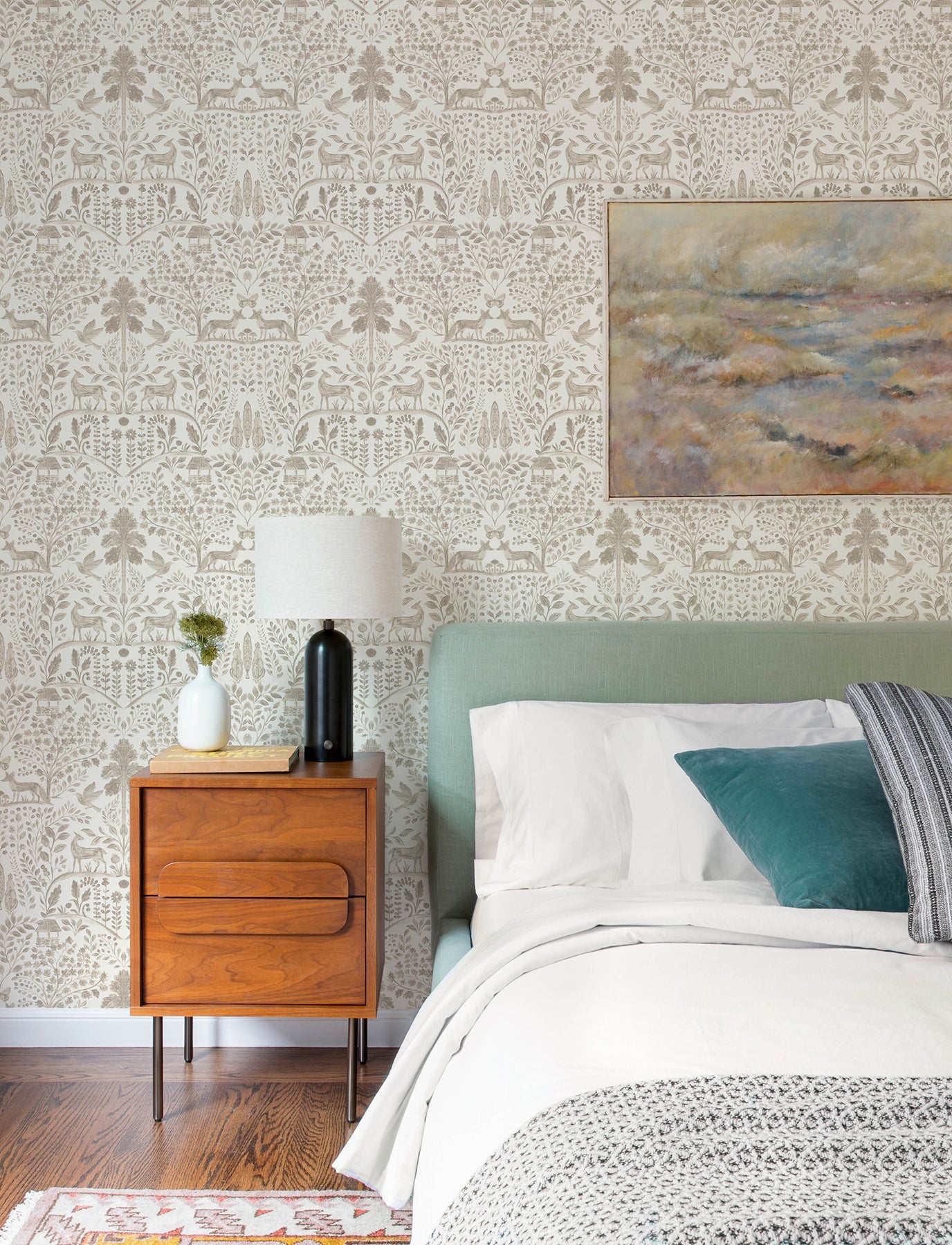 Anoki Beige Scenic Woodlands Wallpaper - York Wallcoverings - 4197-83757 - York Wallcoverings Wallpaper