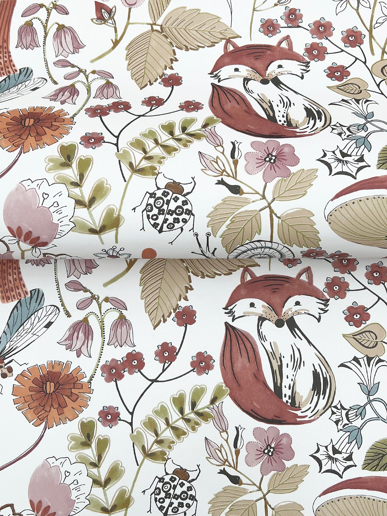 Wonder Plum Woodland Animals Wallpaper - York Wallcoverings - 4197-83761 - York Wallcoverings Wallpaper