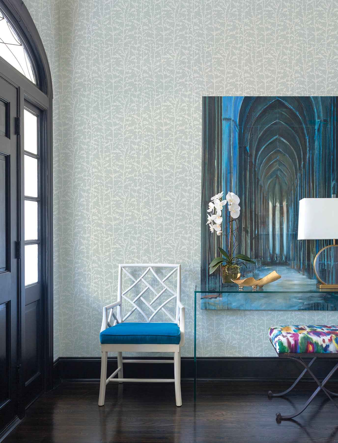 Layton Sage Climbing Vines Wallpaper - York Wallcoverings - 4197-84000 - York Wallcoverings Wallpaper