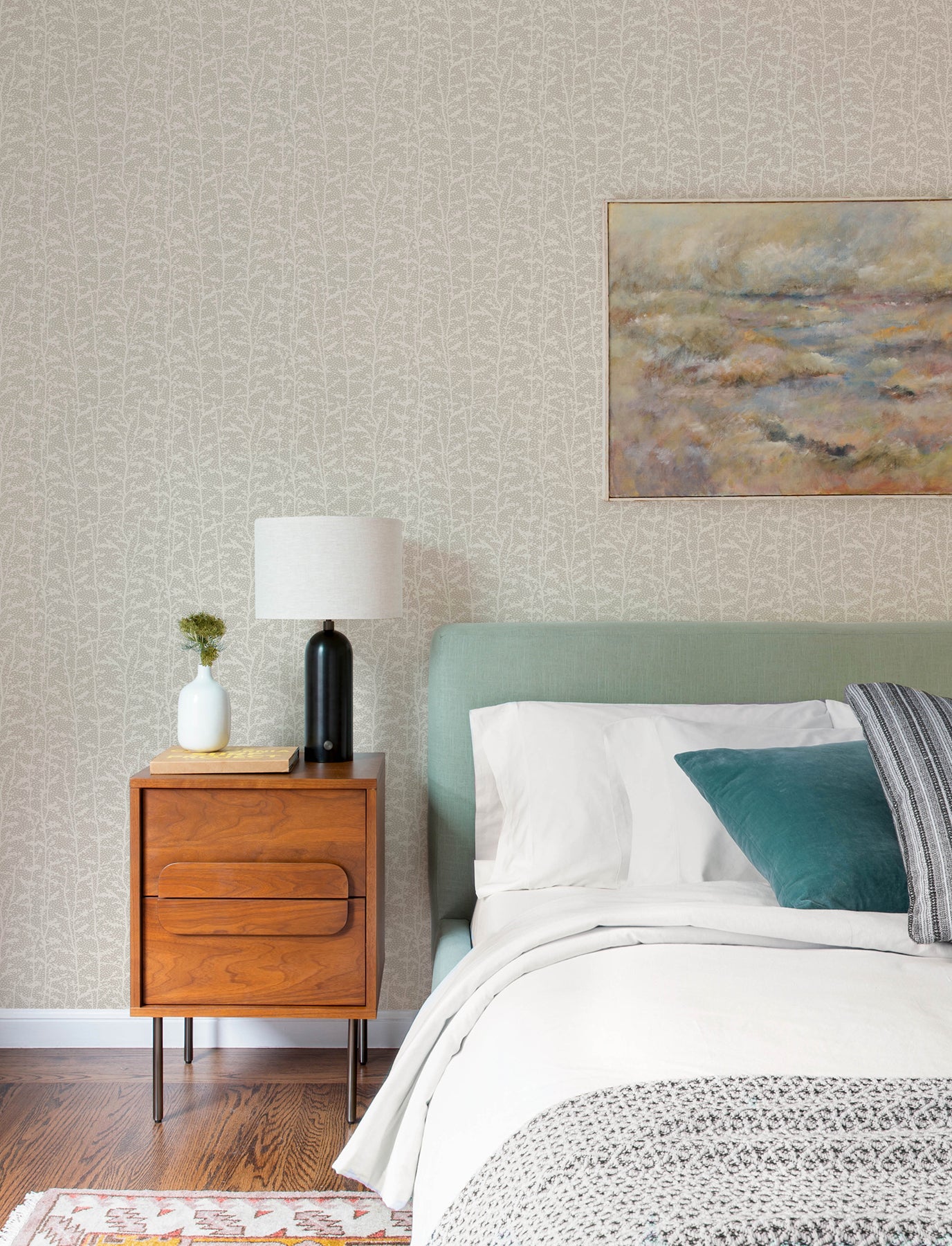 Layton Taupe Climbing Vines Wallpaper - York Wallcoverings - 4197-84002 - York Wallcoverings Wallpaper