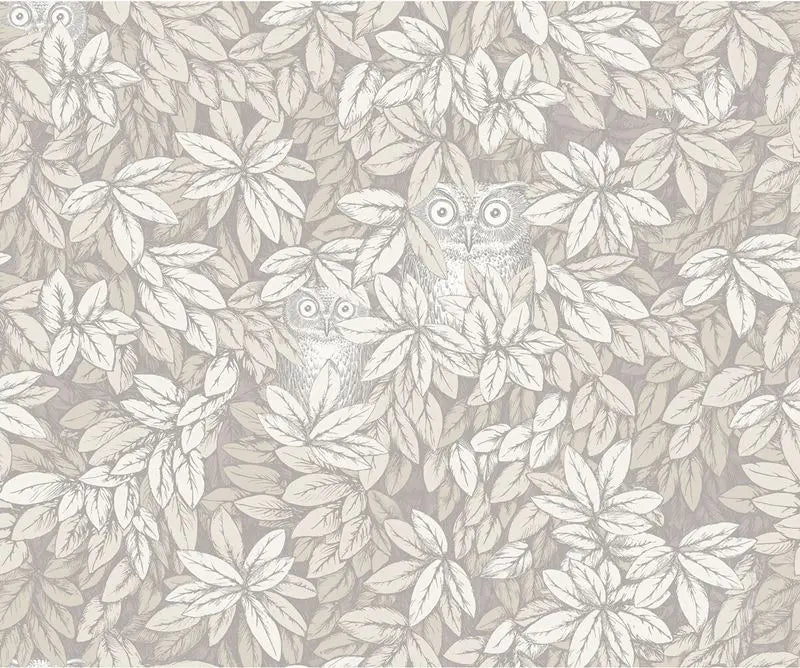 Cole & Son Wallpaper 123/11052.CS Foglie E Civette White