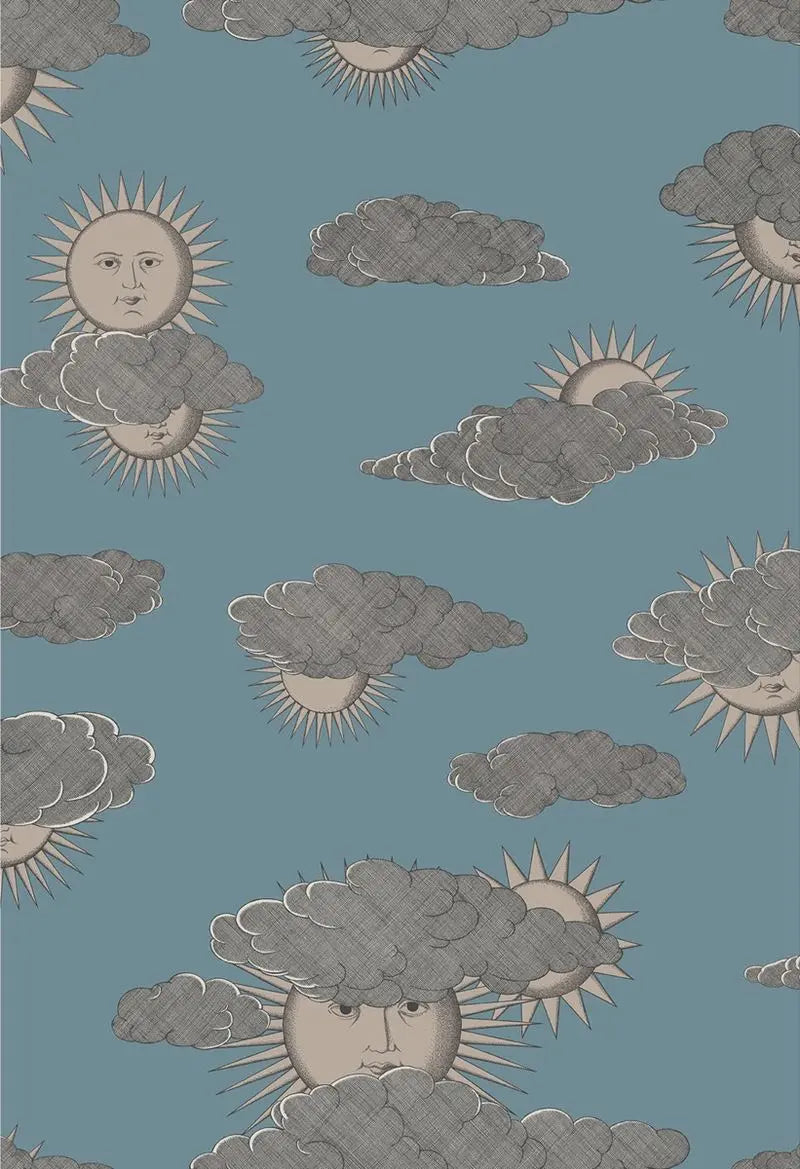 Cole & Son Wallpaper 123/2010.CS Soli E Nuvole Teal