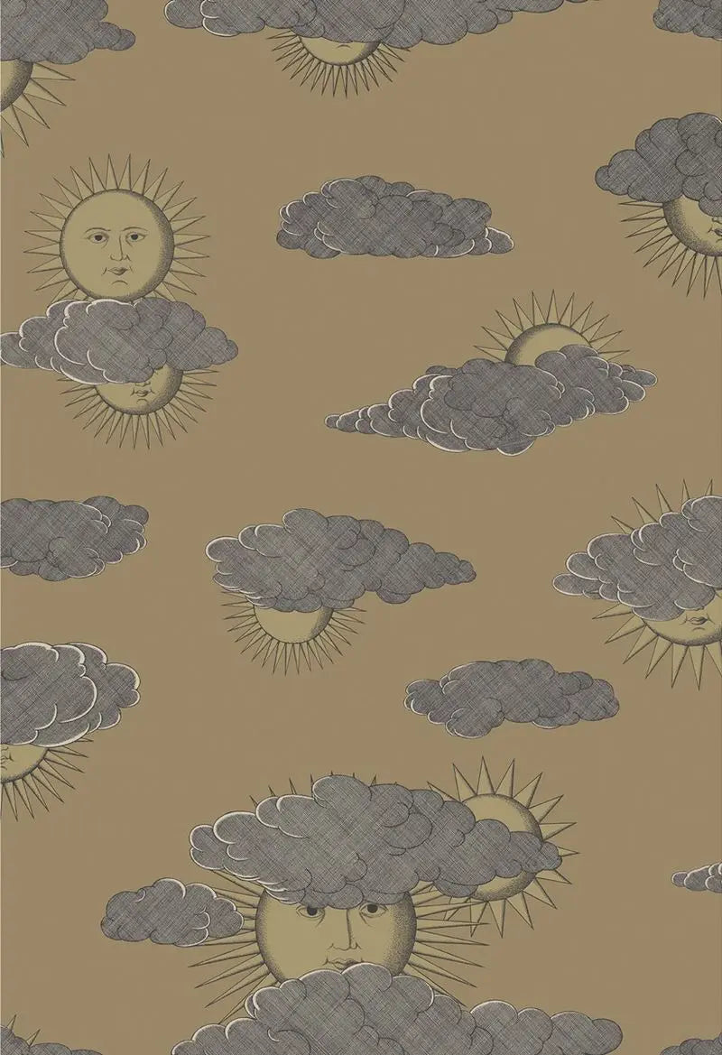 Cole & Son Wallpaper 123/2011.CS Soli E Nuvole Gold