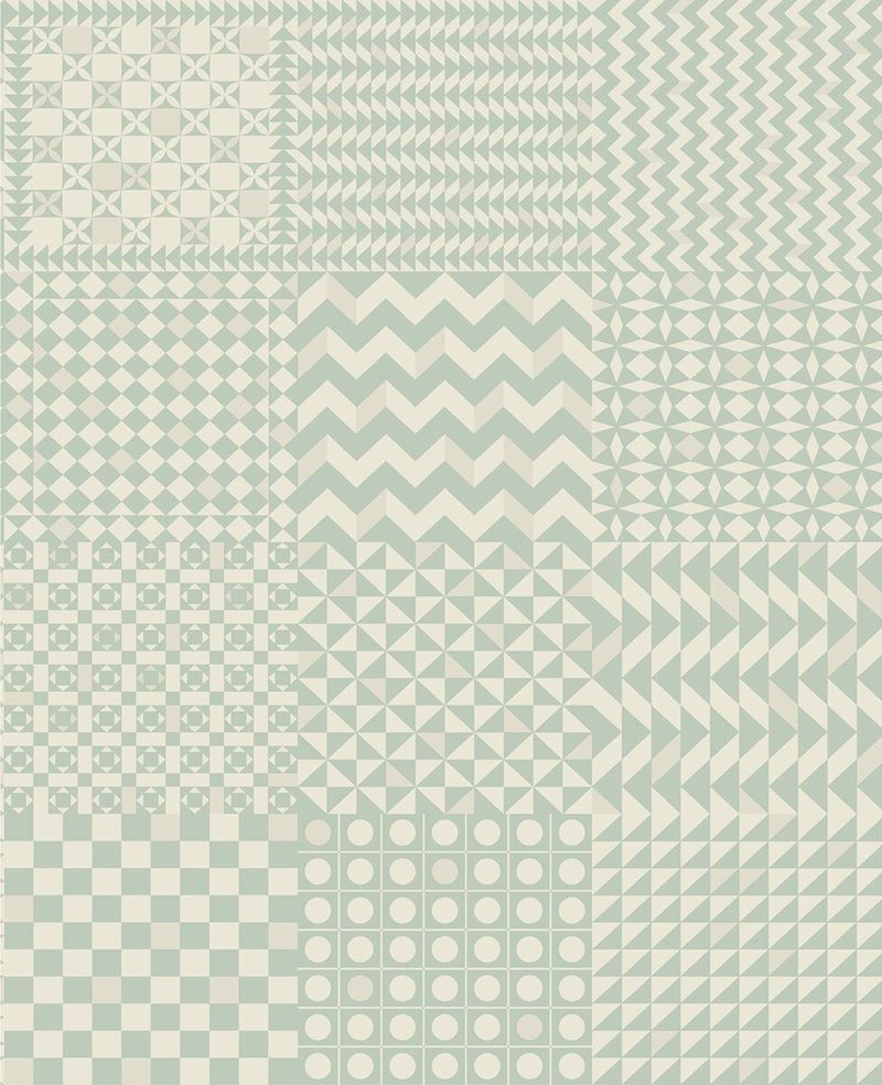 Cole & Son Wallpaper 123/7034.CS Geometrico Pastel