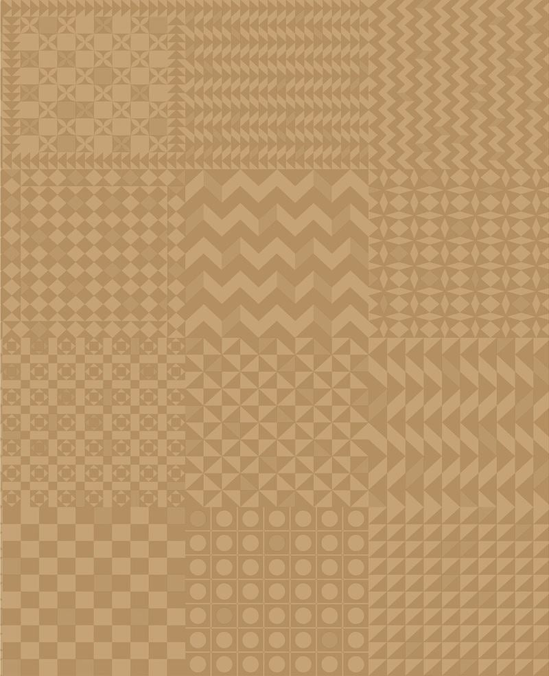 Cole & Son Wallpaper 123/7035.CS Geometrico Gold On Gold