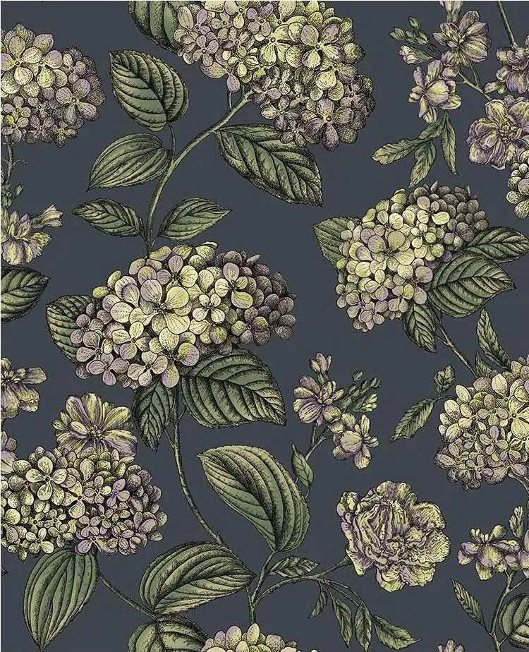 Cole & Son Wallpaper 123/8042.CS Ramo Di Ortensia Ink