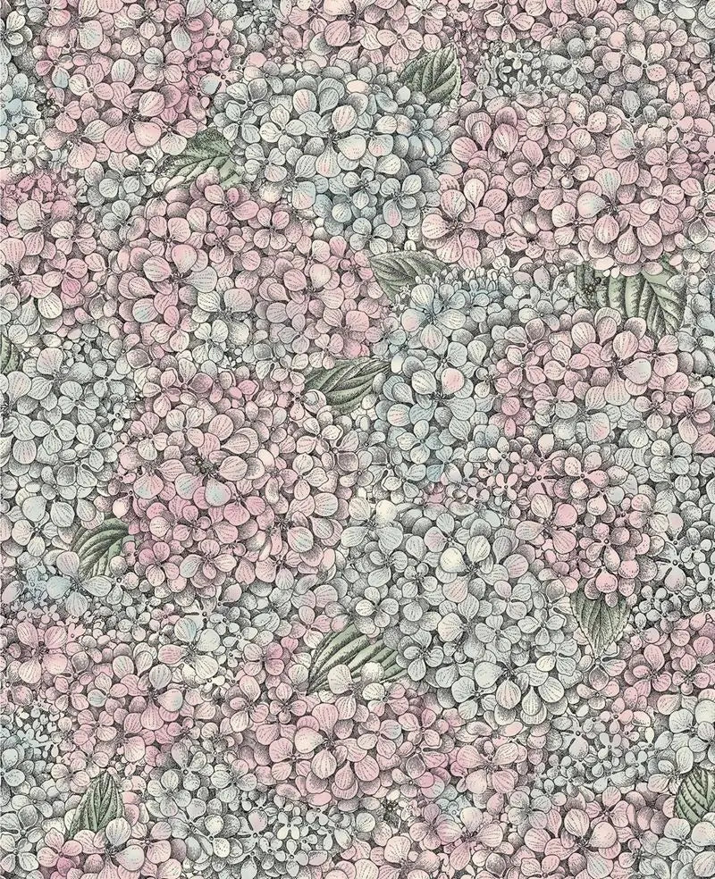 Cole & Son Wallpaper 123/9045.CS Ortensia Pink & Blue