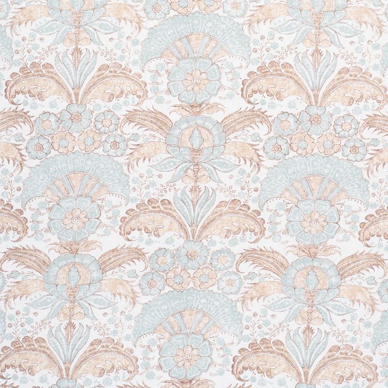 Schumacher Fabric 1283004 Calicut Aqua