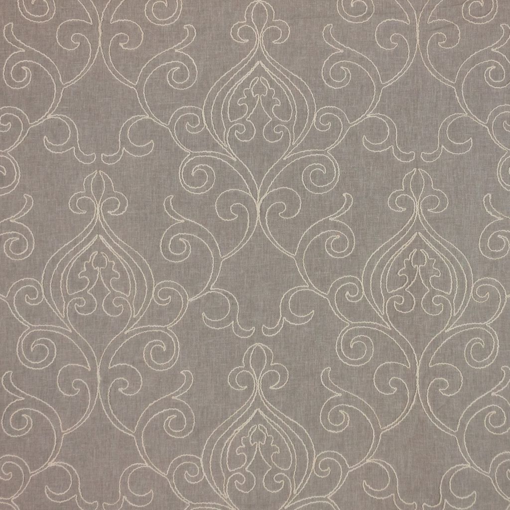 Arcadia Scroll â Sterling - RM Coco Fabric