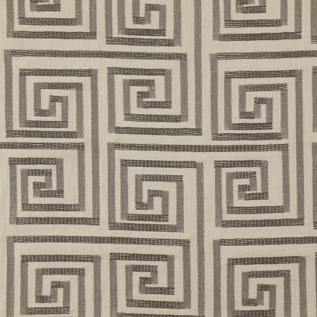 Corfu Fret – Platinum - RM Coco Fabric