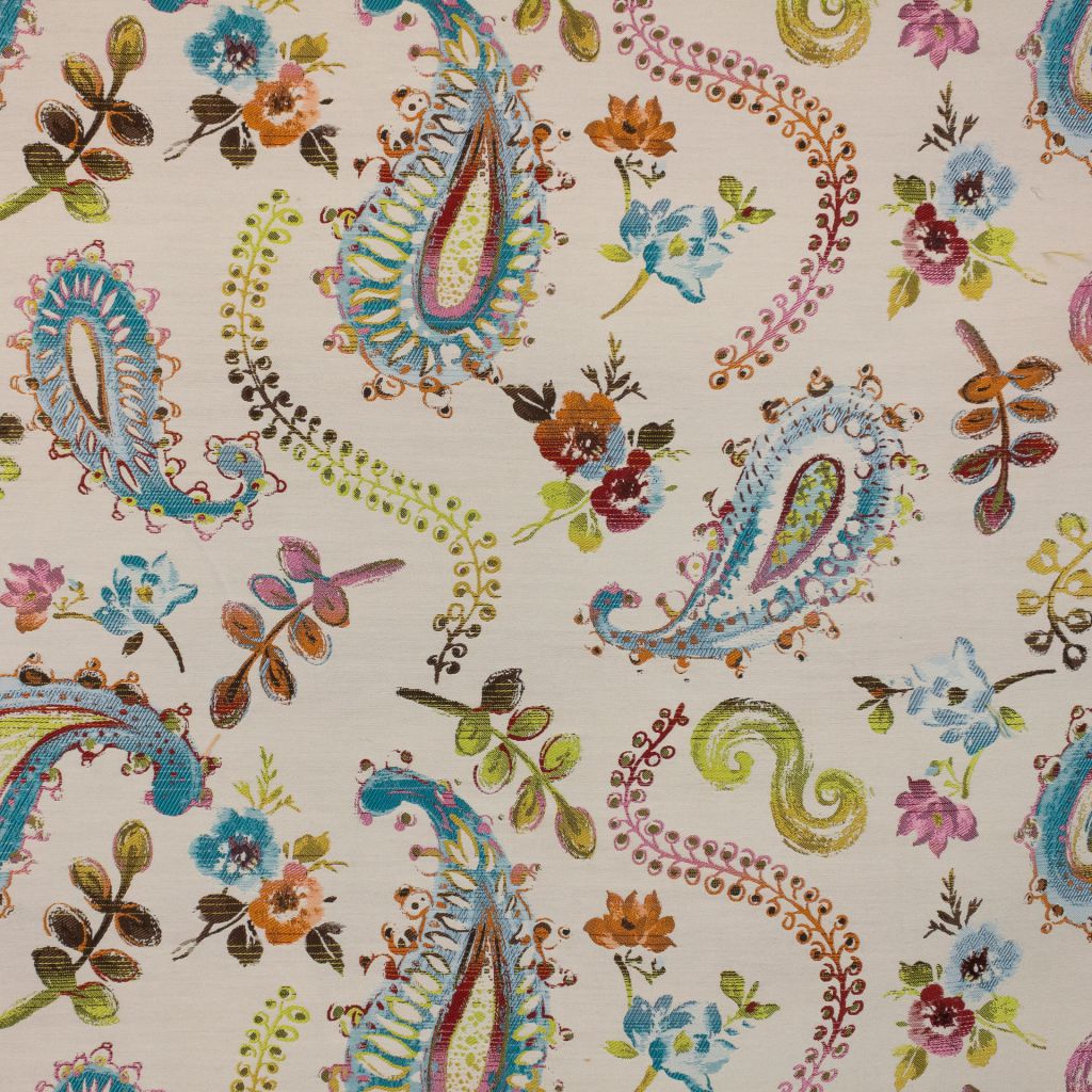 Watercolor Paisley – Sea Coral