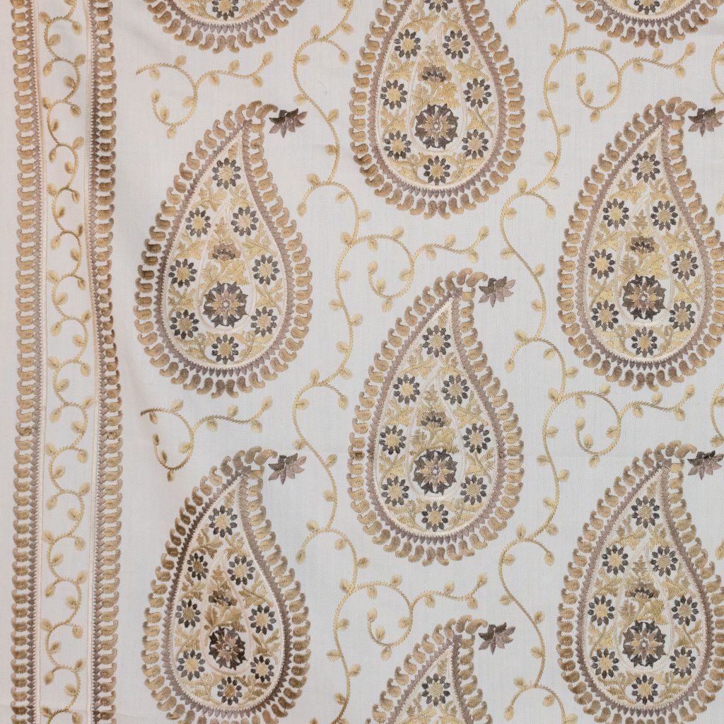 Kadiri Paisley Border – Latte