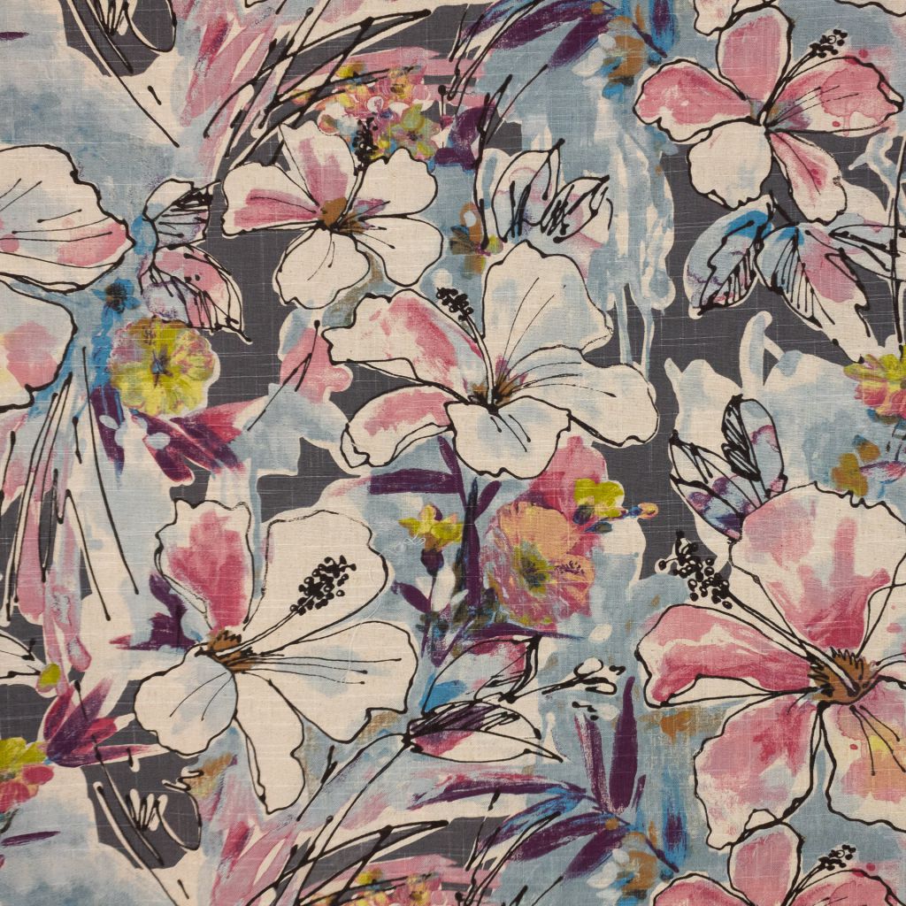 Floral Splash â Pink Flannel