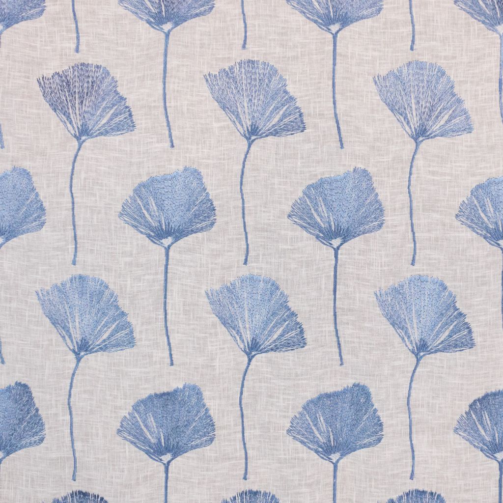 Gingko â Wedgewinkle - RM Coco Fabric