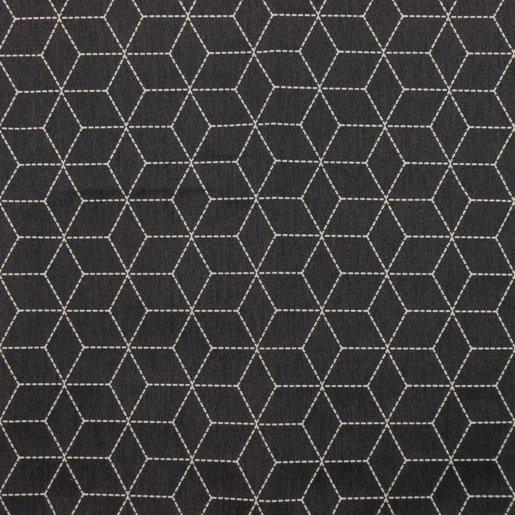 Boxed In – Graphite - RM Coco Fabric