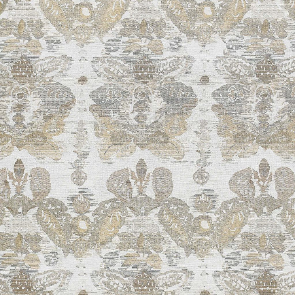 Waterscape Damask – Sandstone - RM Coco Fabric