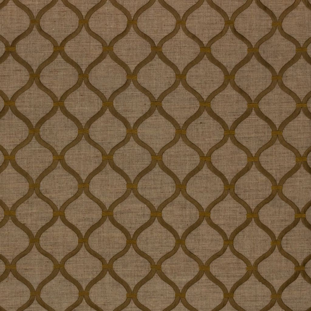 Romesco Trellis â Toffee - RM Coco Fabric
