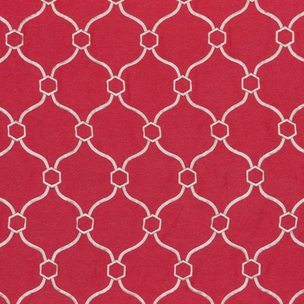 Picardie Trellis – Geranium - RM Coco Fabric