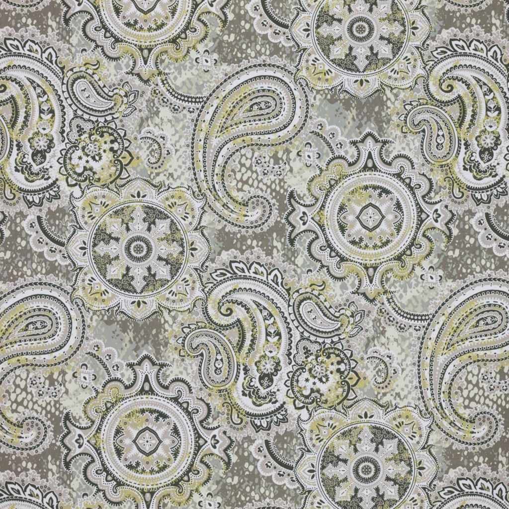Pickwick Paisley – Greystone - RM Coco Fabric