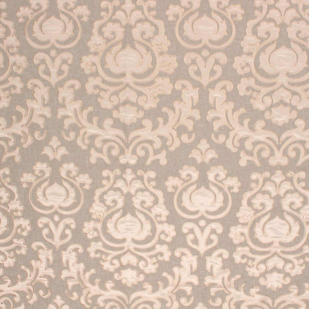 TrocadÃ©ro Damask â Silver Oak - RM Coco Fabric